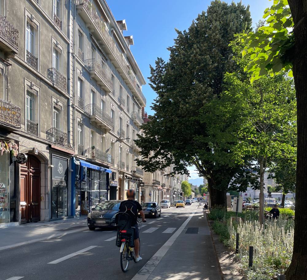Tower coffee Grenoble - Rue à droite