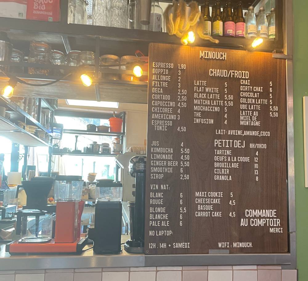 Minouch café Grenoble - Comptoir/Bar