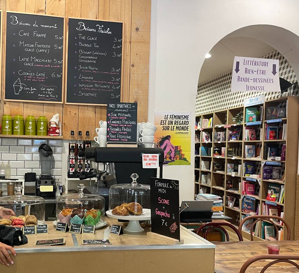 Café Librairie Luna Grenoble - Comptoir/Bar